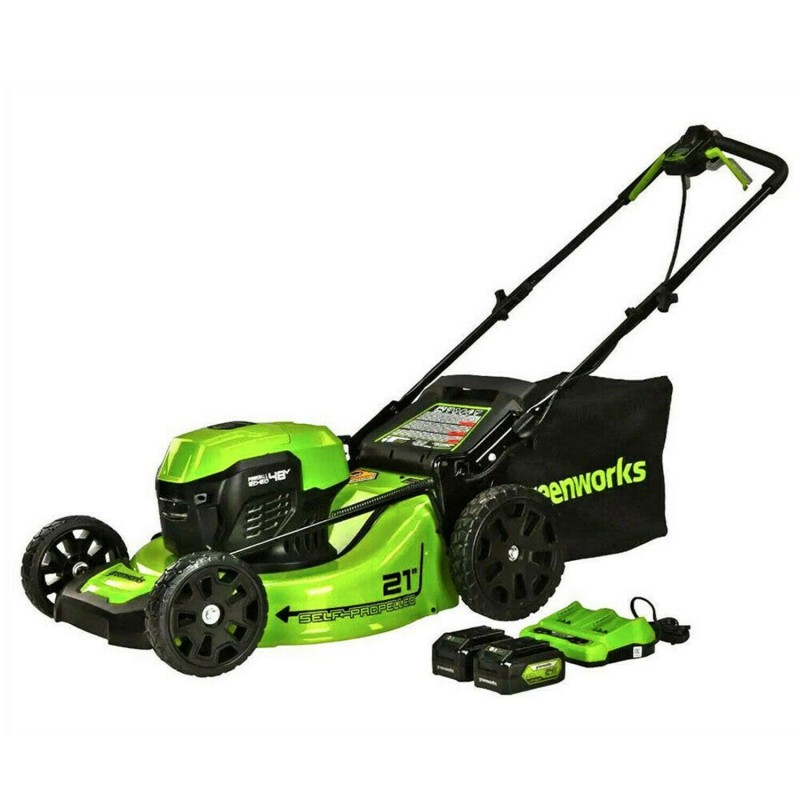 Greenworks V Cordless Self Propelled Lawn Mower Inch