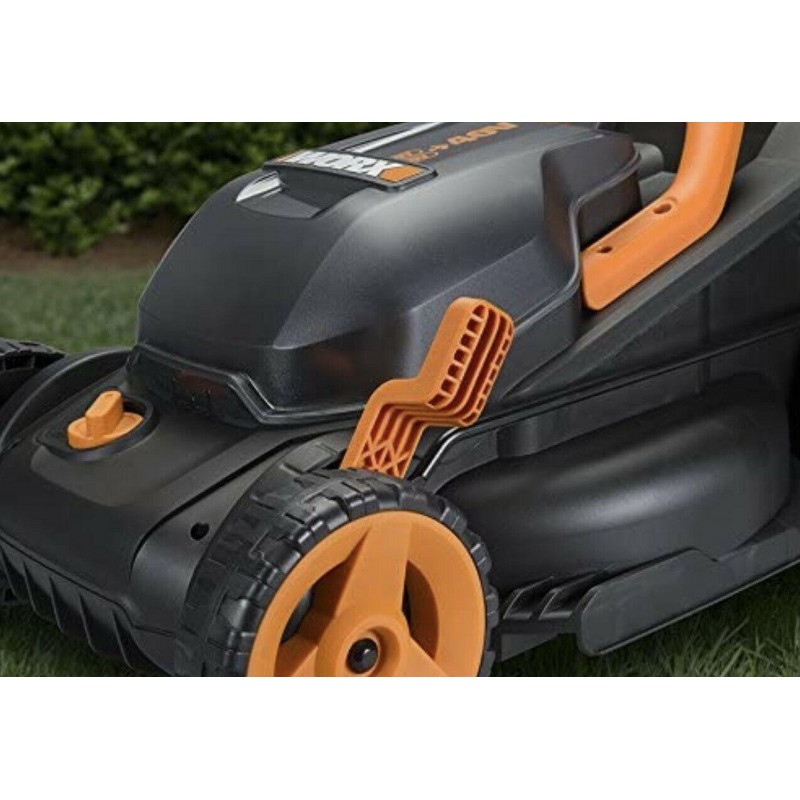 WORX WG779 40V 14in Cordless Lawn Mower with Mulching