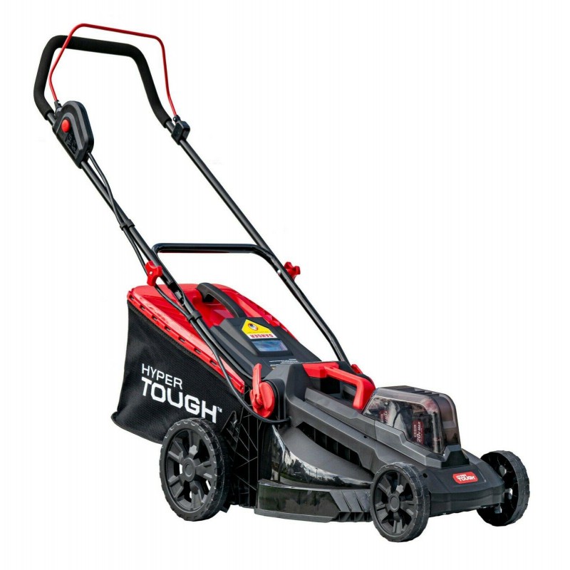 Hyper Tough 40V Max Cordless 16-In. Lawn Mower, 2*4.0Ah Battery & Quick Charger