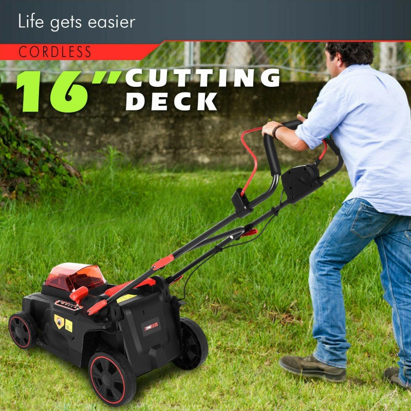 Self Propelled Lawn Mower Electric Weeds Eater Grass Trimmer Cutter Compact Push