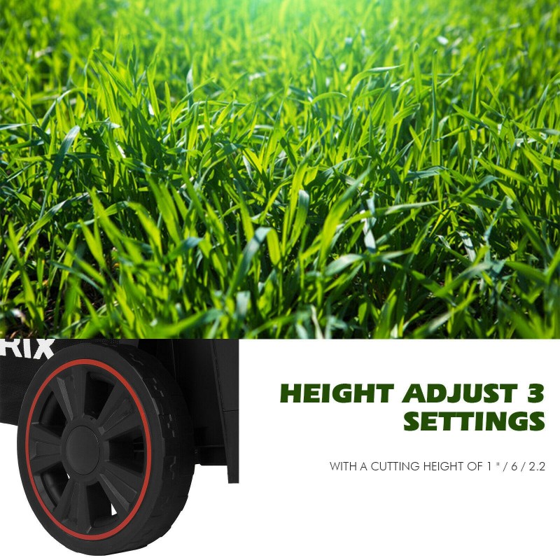 Self Propelled Lawn Mower Electric Weeds Eater Grass Trimmer Cutter Compact Push