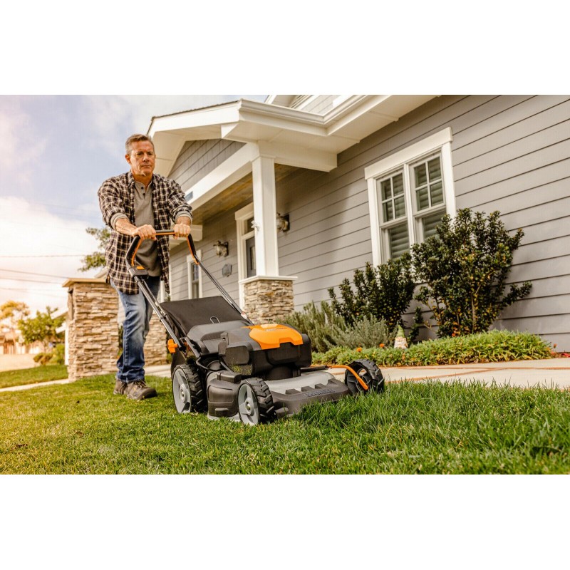 WORX Nitro WG751.3 40VPower Share 20” Brushless Motor with Two 4.0Ah BatteriesCR